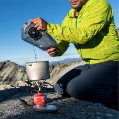 MSR DromLite 1000-Denier exterior built for cold conditions.