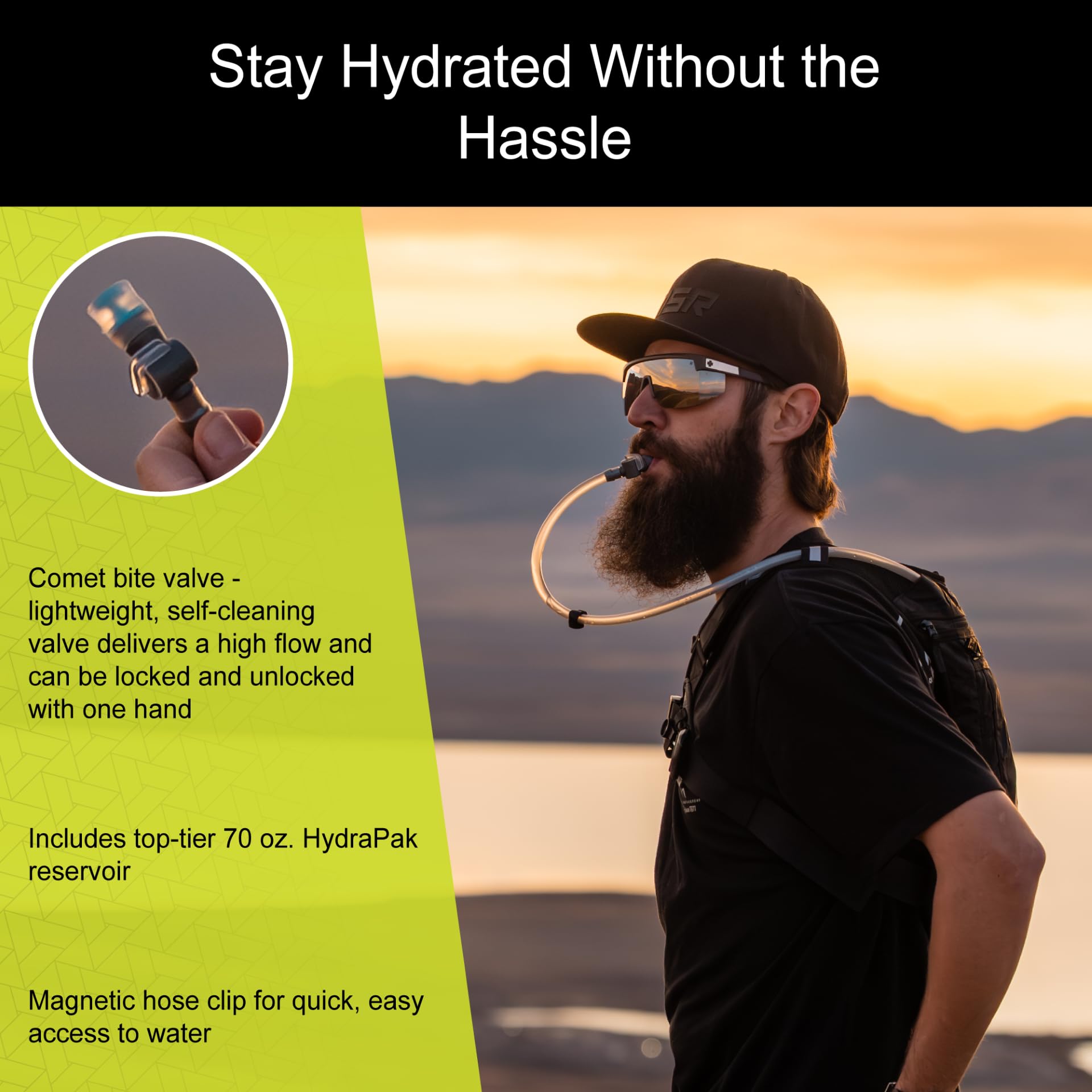 MSR Durable, lightweight silhouette designed for endurance riding.