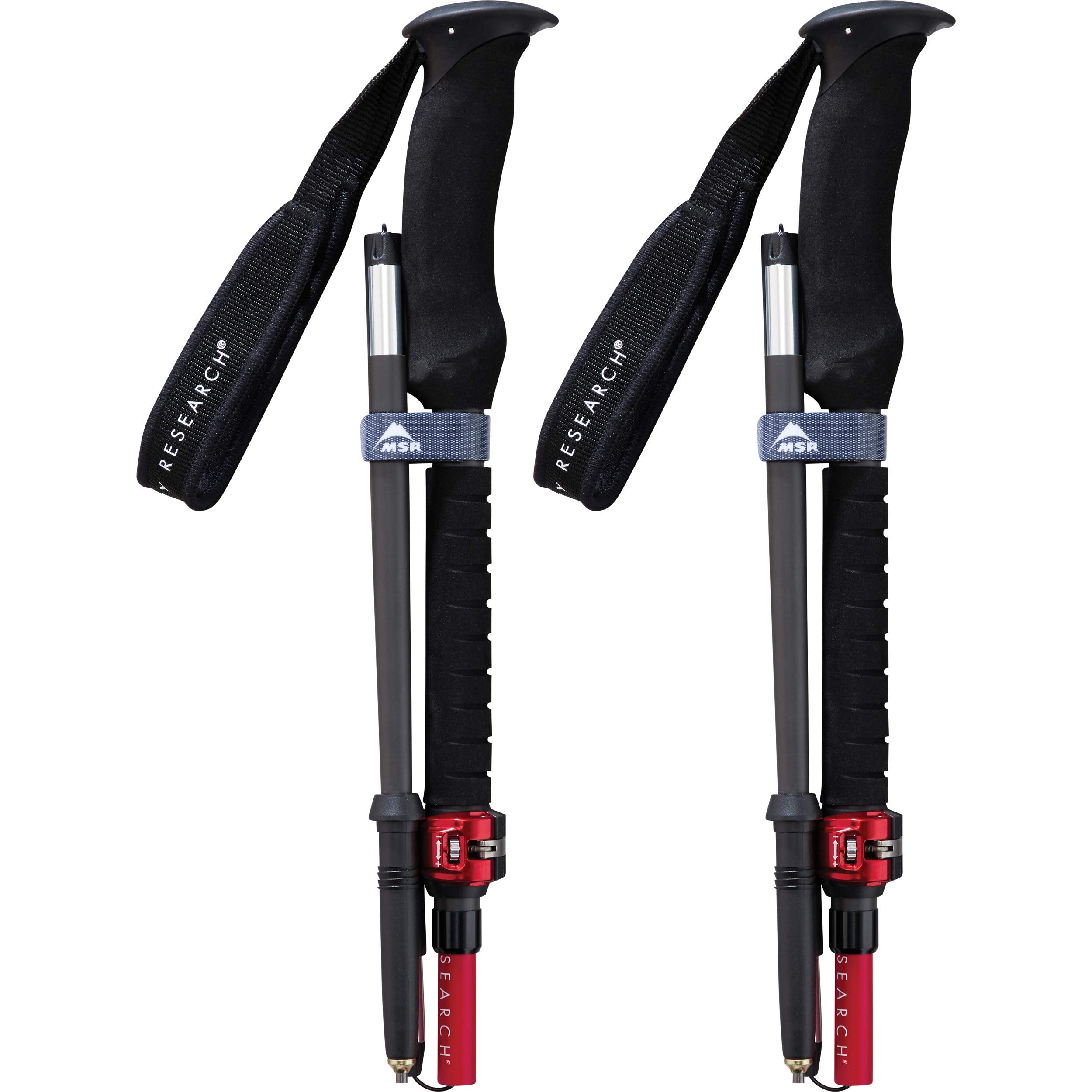 MSR DynaLock Ascent EVA grips highlight comfort and multiple hand positions