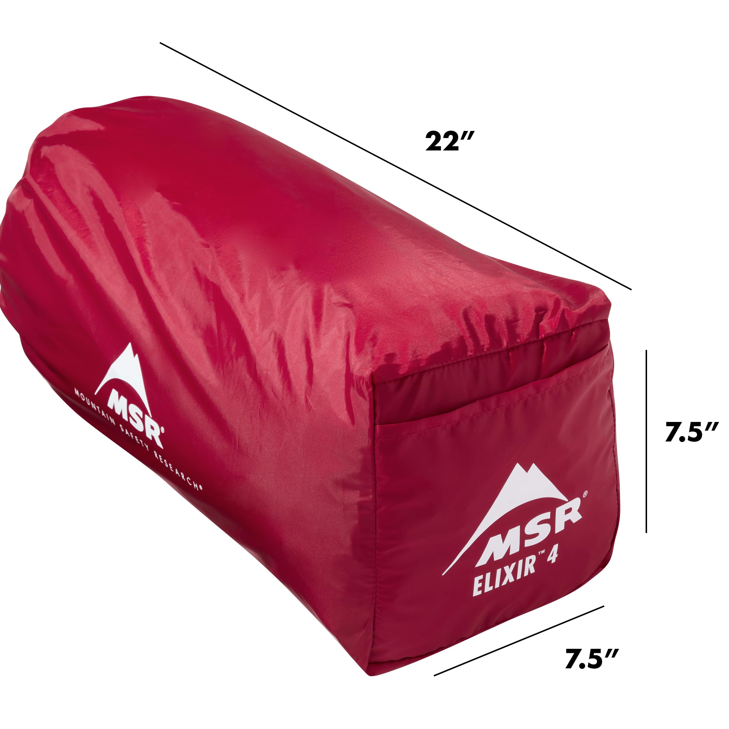 MSR Elixir 4P tent durable fabrics with PFAS-free waterproofing