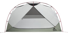 MSR Elixir 4P tent rectangular floorplan enabling wide sleeping pads