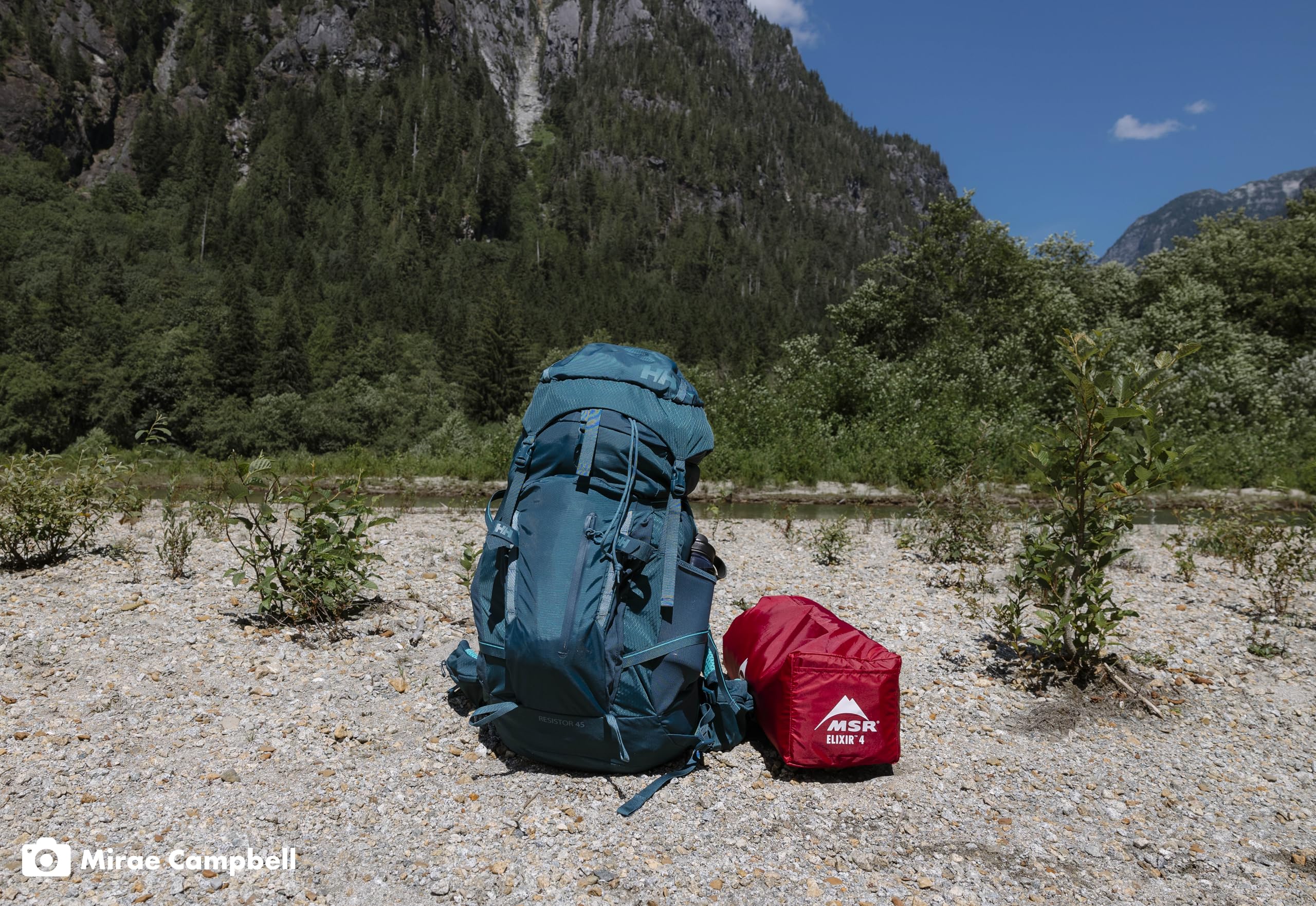 MSR Elixir 4P tent straight-pull zippers for easy night access