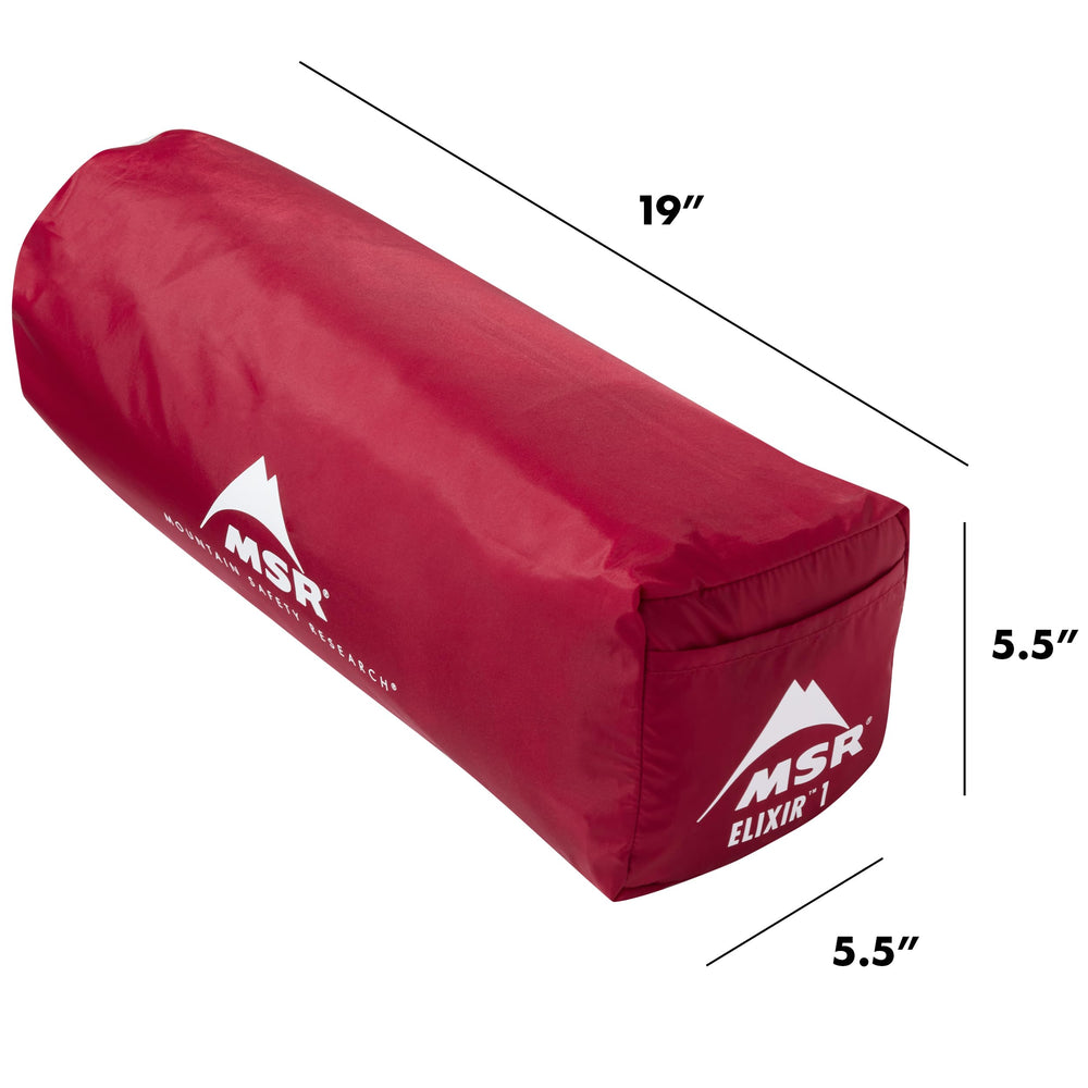 MSR Elixir sturdy corner hardware and straight-pull zippers improve durability.