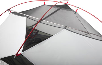 MSR Elixir mesh panels provide airflow to reduce condensation.