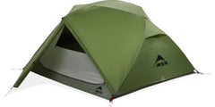 MSR Elixir exterior view shows a rugged tent ready for backcountry use.
