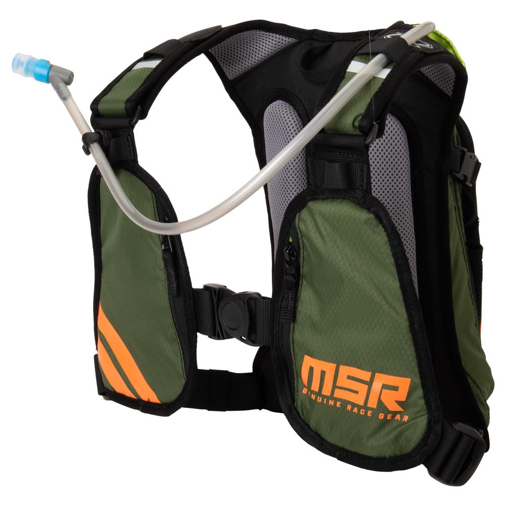 MSR Enduro with adjustable harness for secure fit during rides.
