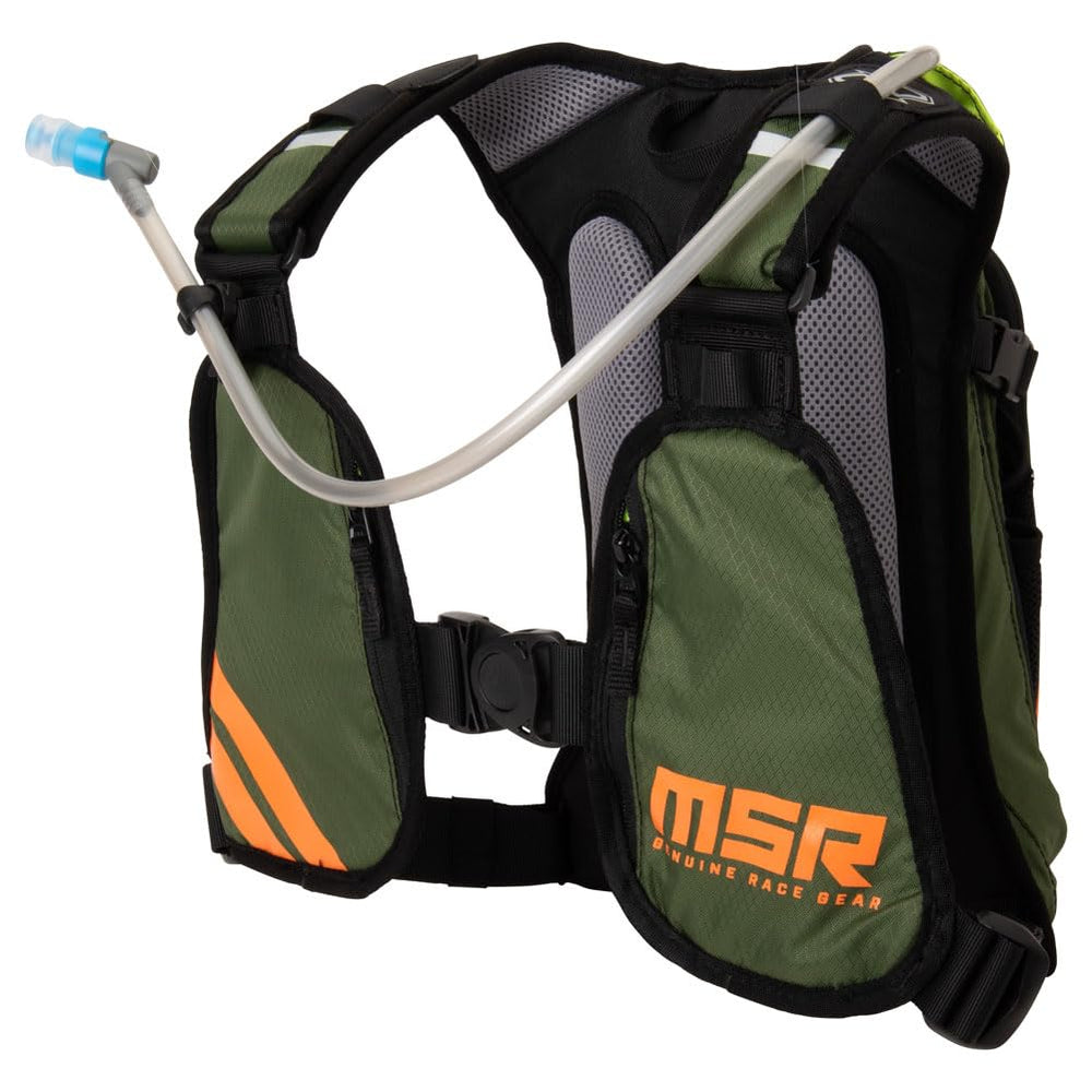 MSR Enduro with adjustable harness for secure fit during rides.