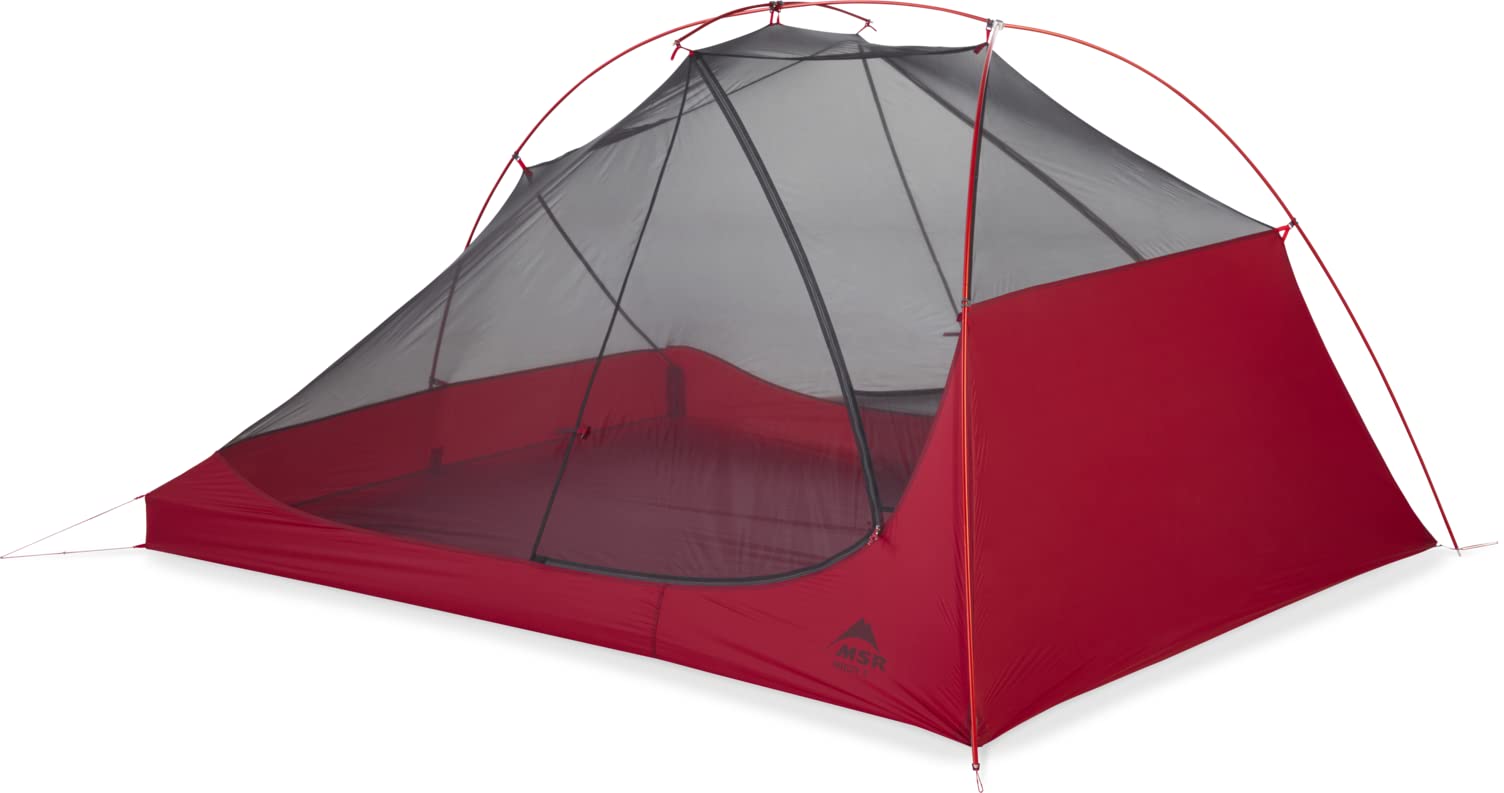 MSR Freelite overhead gear loft keeps essentials within reach