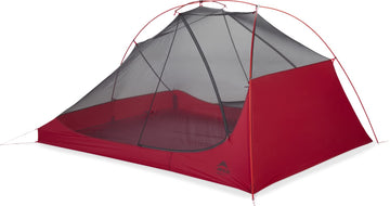 MSR Freelite overhead gear loft keeps essentials within reach