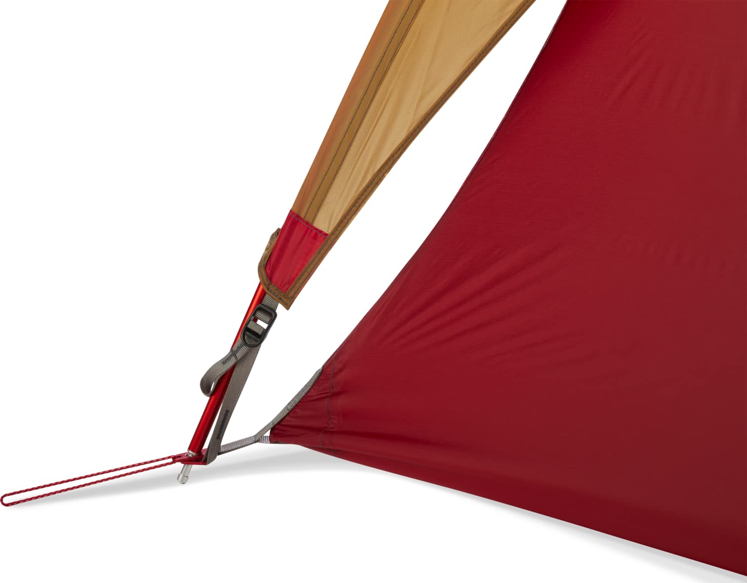 MSR Freelite waterproof rainfly and taped seams keep elements outside