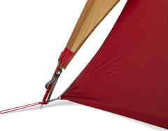 MSR Freelite waterproof rainfly and taped seams keep elements outside
