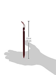 MSR Groundhog Mini stake with reflective pull loop for easy removal at camp.