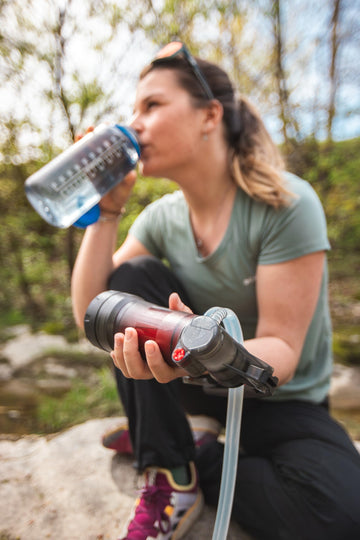 MSR Guardian compact dimensions fit easily into small packs.