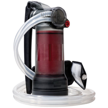 MSR Guardian rapid flow visualization shows 2.5 L/min for quick liters on any trek