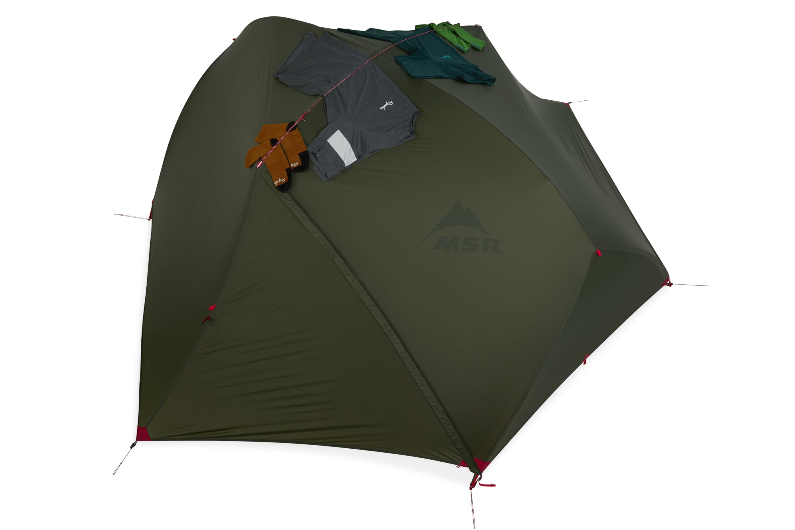 MSR Hubba Hubba Bikepack DuraShield-coated floor resists moisture during wet rides