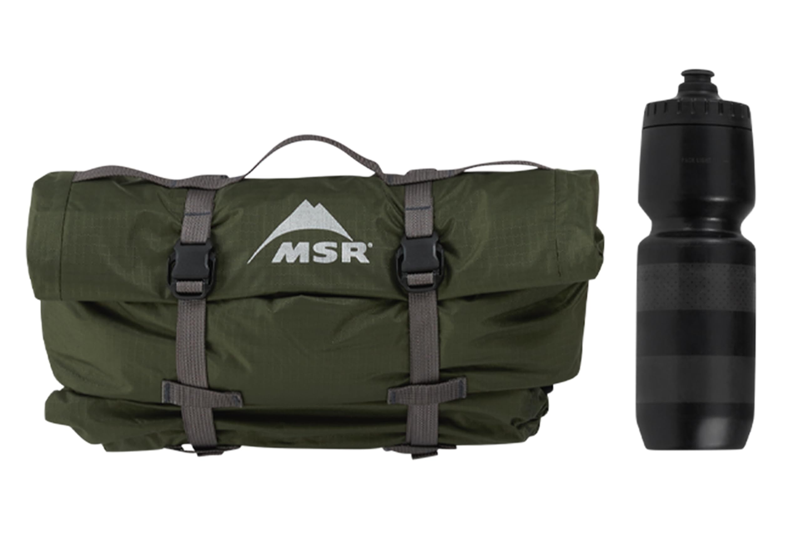 MSR Hubba Hubba Bikepack internal pockets with cable pass-through for charging.