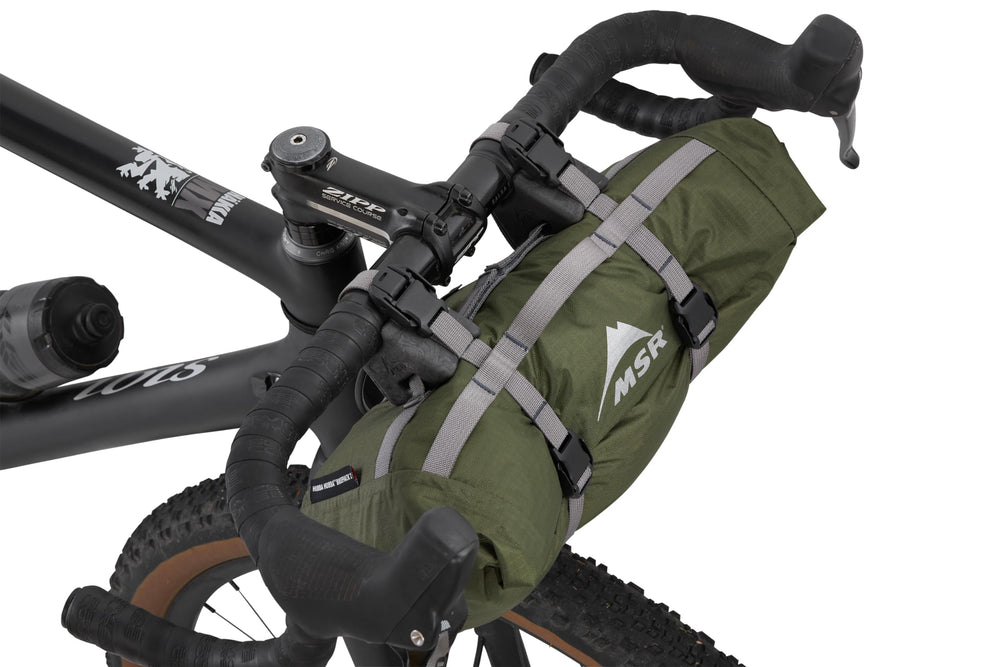 MSR Hubba Hubba Bikepack ample vestibules offer gear storage and living space