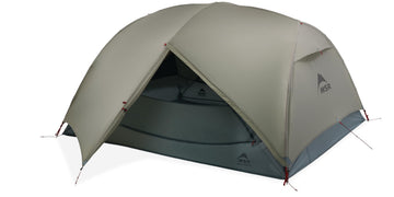 MSR Hubba Hubba LT interior shows roomy sleeping area and gear storage