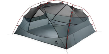 MSR Hubba Hubba LT rectangular floor enables wide pad setups