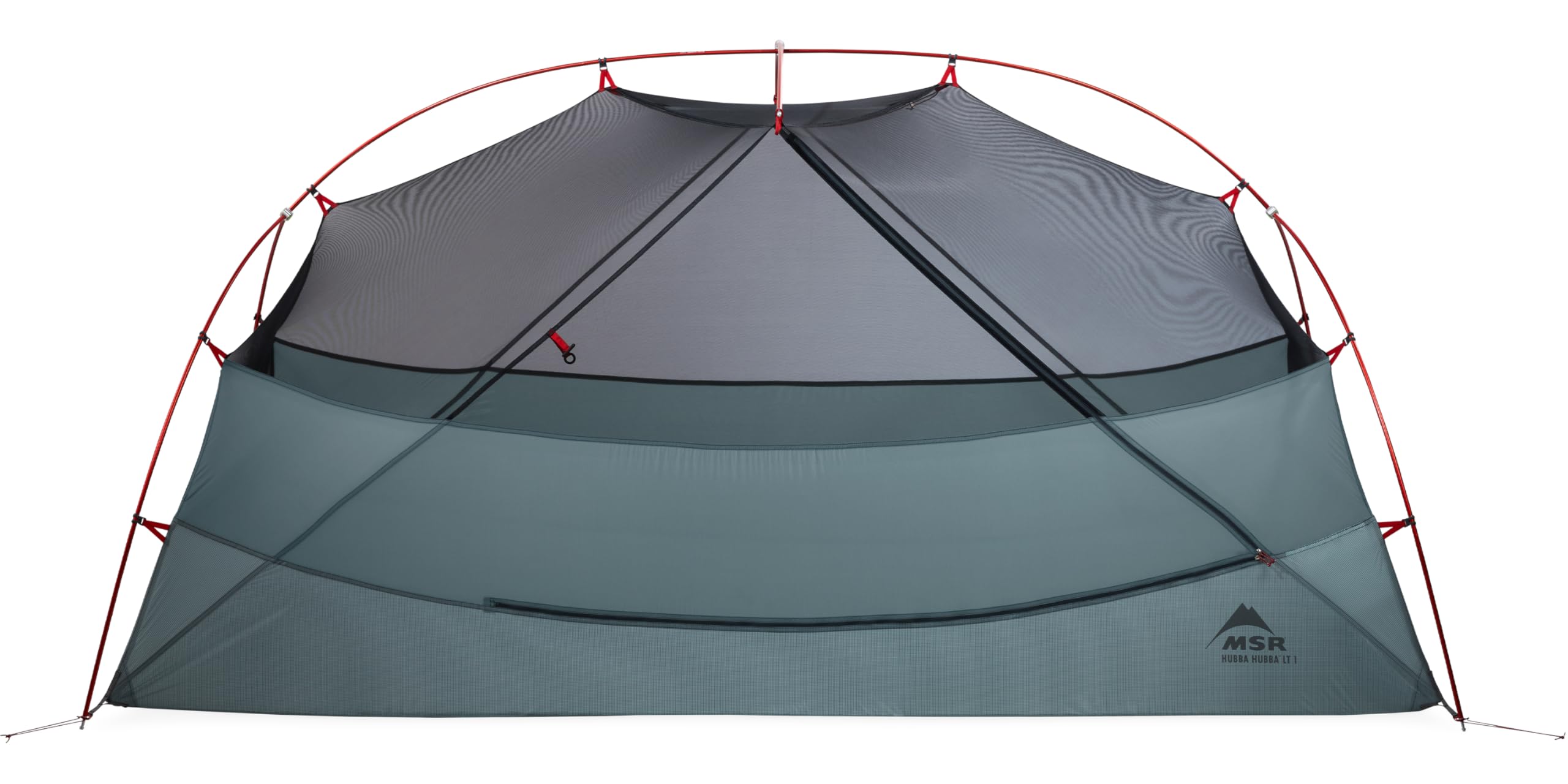 MSR Hubba Hubba LT rectangular floor supports thick pads for comfort