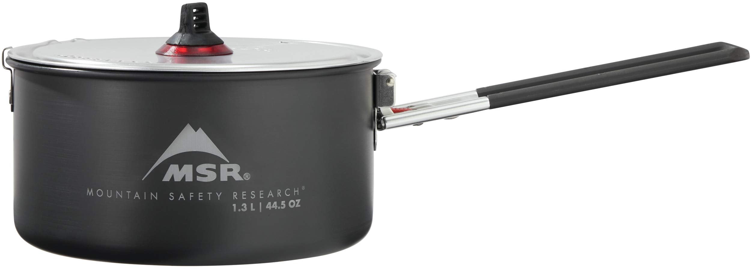 MSR 1.3-liter pot offers even heat distribution