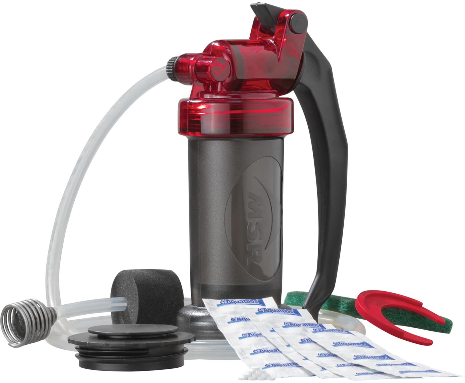 MSR MiniWorks EX pump and filter assembly for reliable clean water on backpacking trips