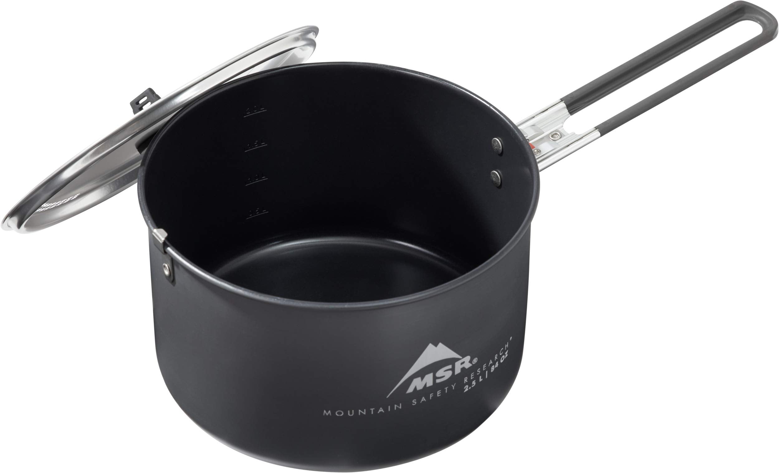 MSR nesting design saves space when packing pots, mugs, and gear.