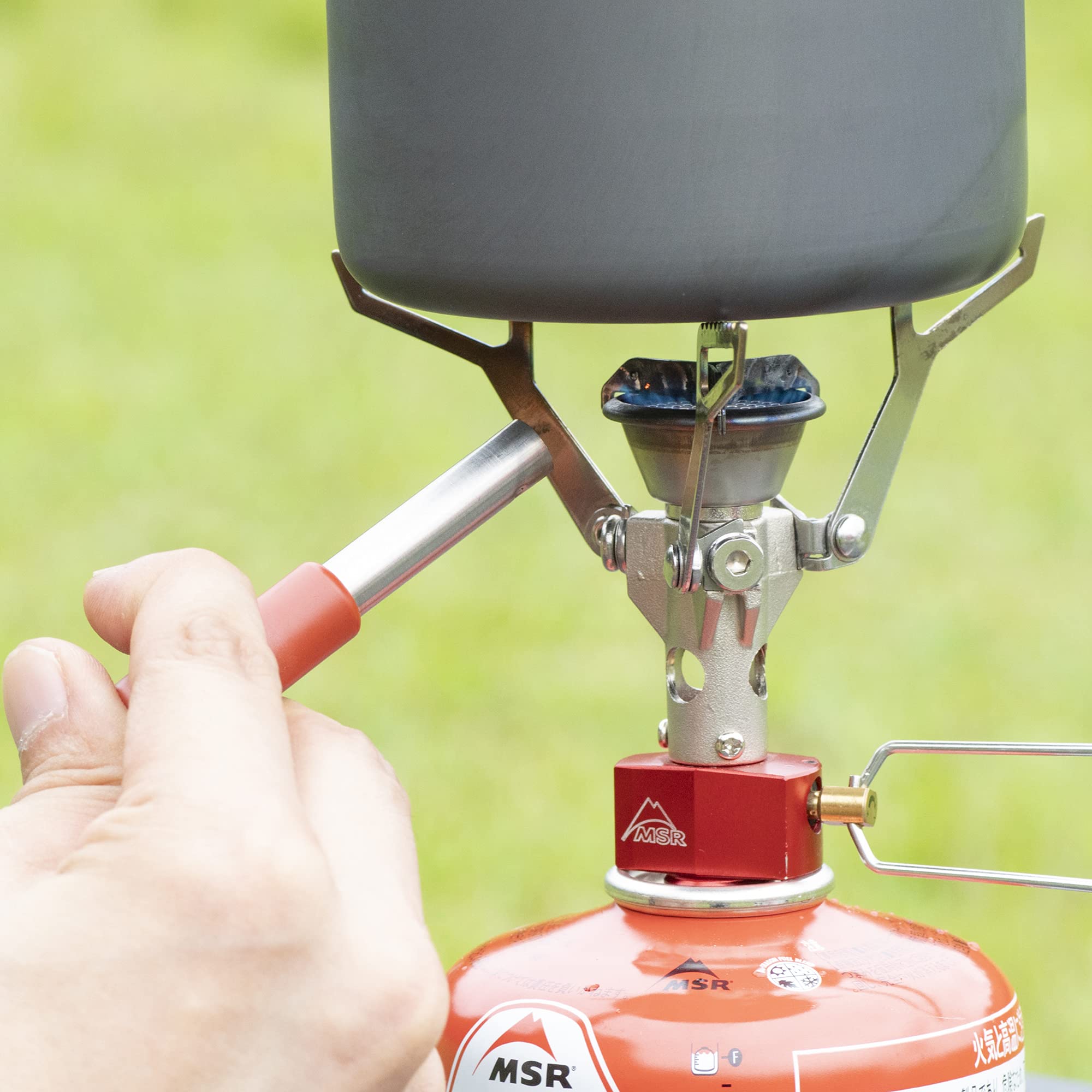 MSR Piezo Ignitor with gas-tube around-element for consistent ignition