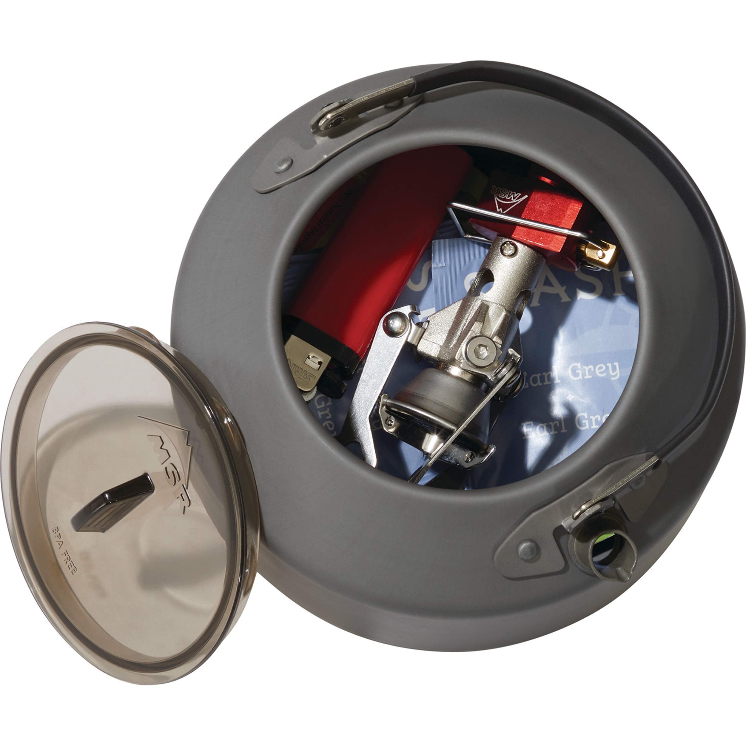 MSR Pika teapot ultralight hard-anodized aluminum for durable adventures.