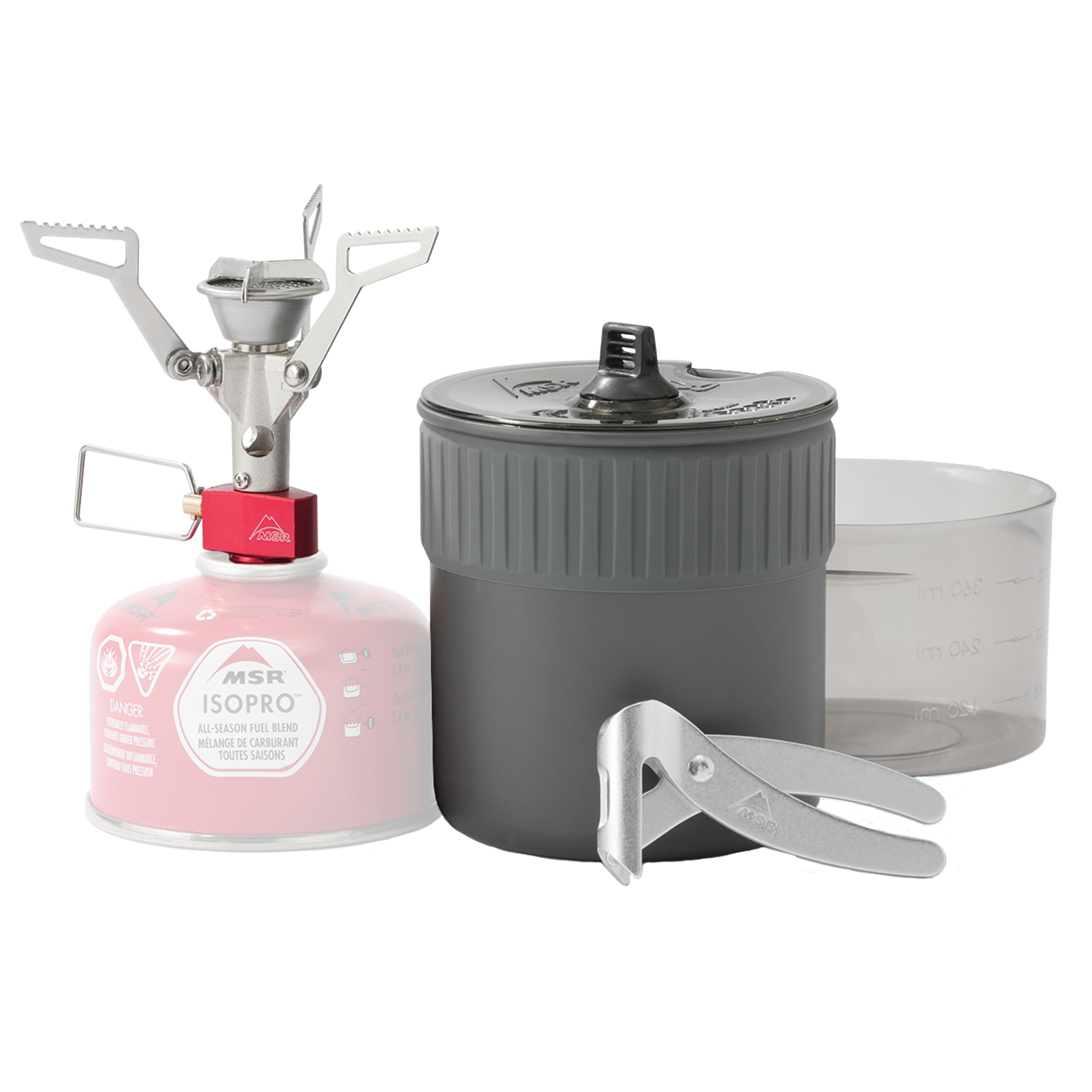 MSR PocketRocket 2 stove for fast boils on solo camping trips.