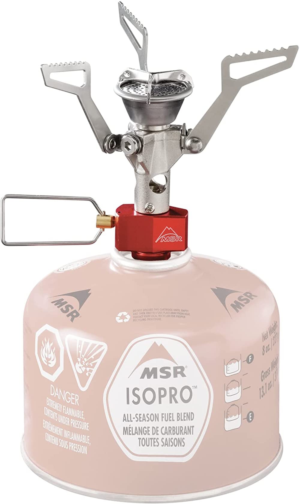 MSR PocketRocket 2 ultralight stove folded for compact backpacking
