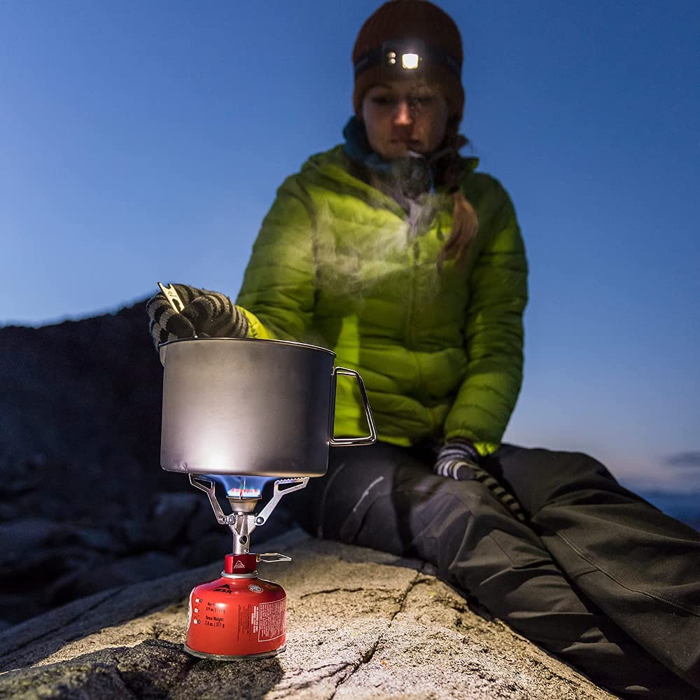 MSR PocketRocket 2 serrated pot supports grip a wide range of pots