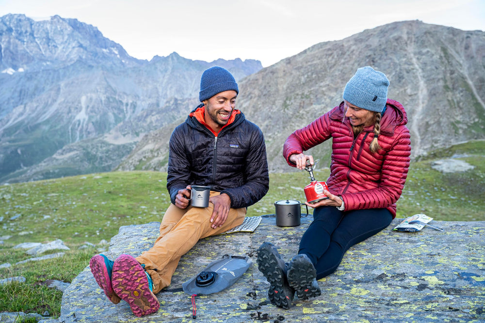 MSR PocketRocket Deluxe uses isobutane-propane fuel canisters for global travel.