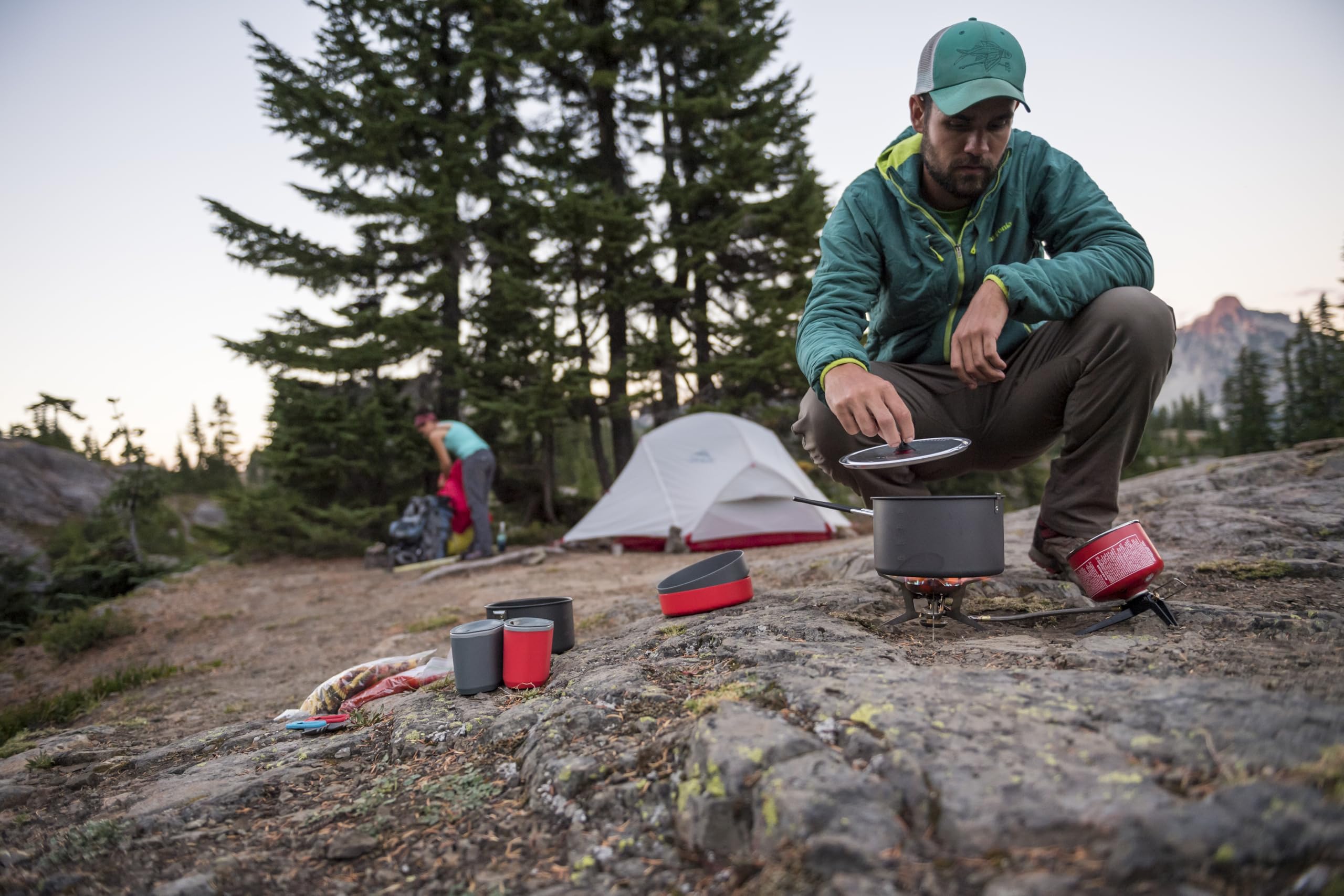 MSR Quick 2 insulated sip-through mugs keep drinks warm.