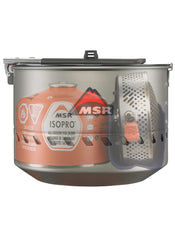 MSR Reactor radiant burner and compact design for efficient cooking