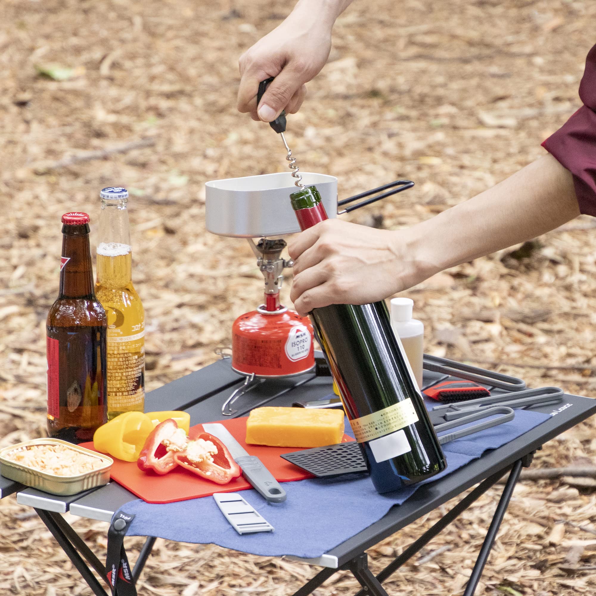 MSR salt and pepper shaker provides portable seasoning on outdoor adventures