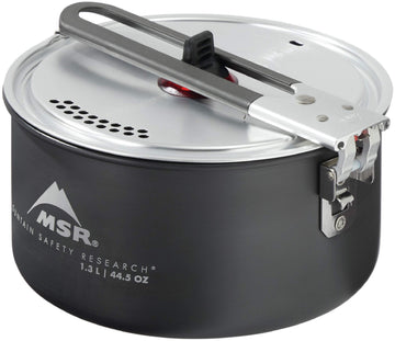MSR solo camping setup ready for on-trail meals