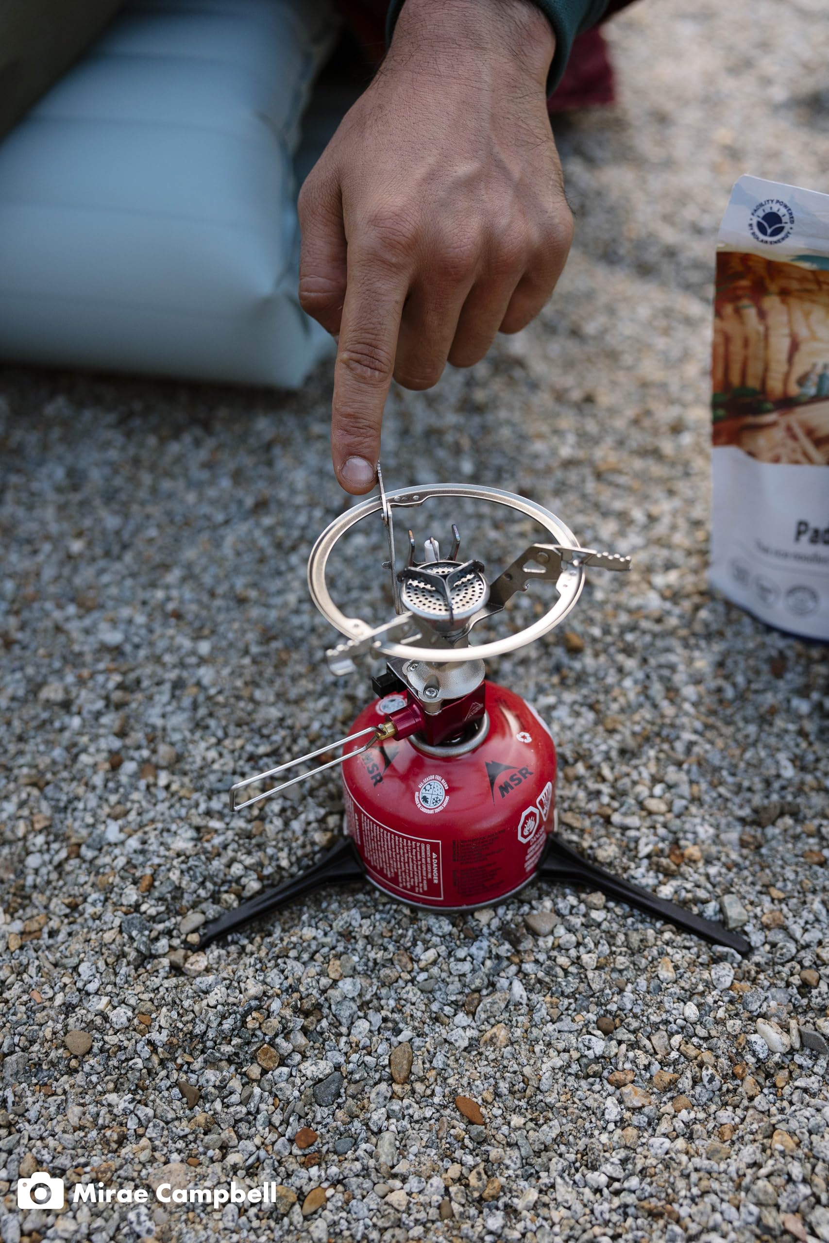 MSR Switch nesting bowl included for compact storage and serving versatility