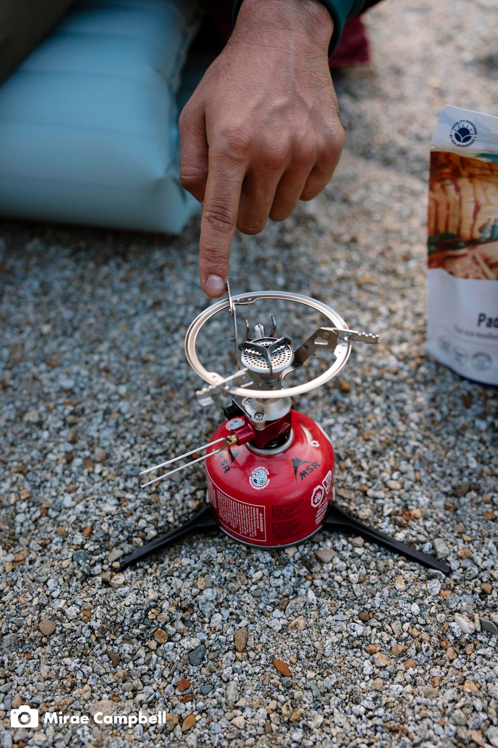 MSR Switch nesting bowl included for compact storage and serving versatility