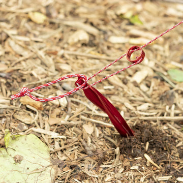 MSR kit in-use securing a tent against breeze for wind-ready stability