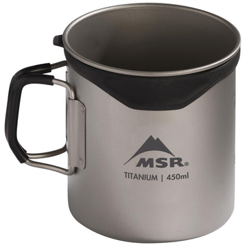 MSR Titan Cup nestled inside the 900 mL Titan Kettle for compact cooking kits
