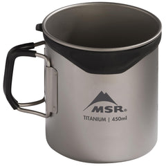 MSR Titan Cup nestled inside the 900 mL Titan Kettle for compact cooking kits
