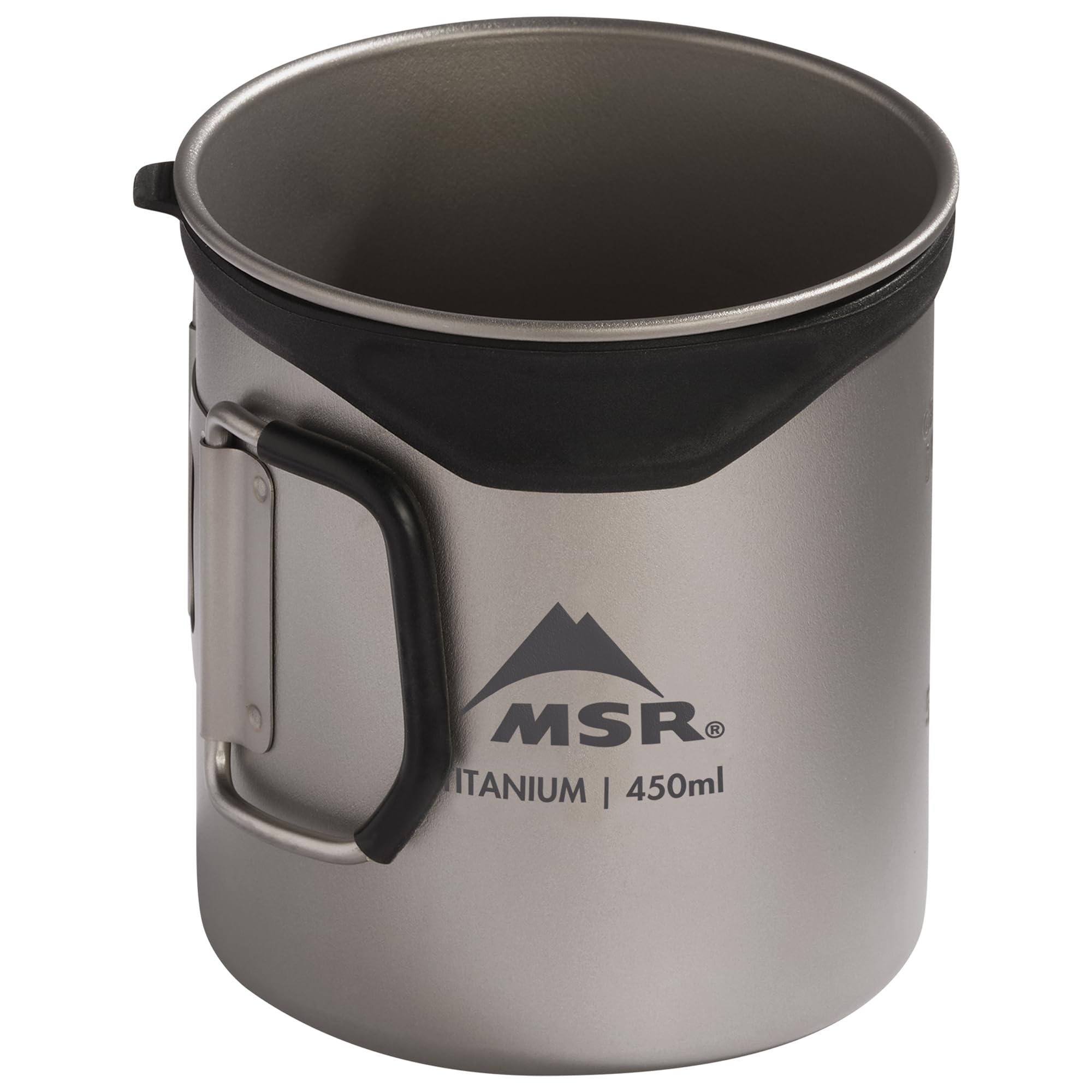 MSR Titan Cup fits PocketRocket inside for a ready ultralight stove system