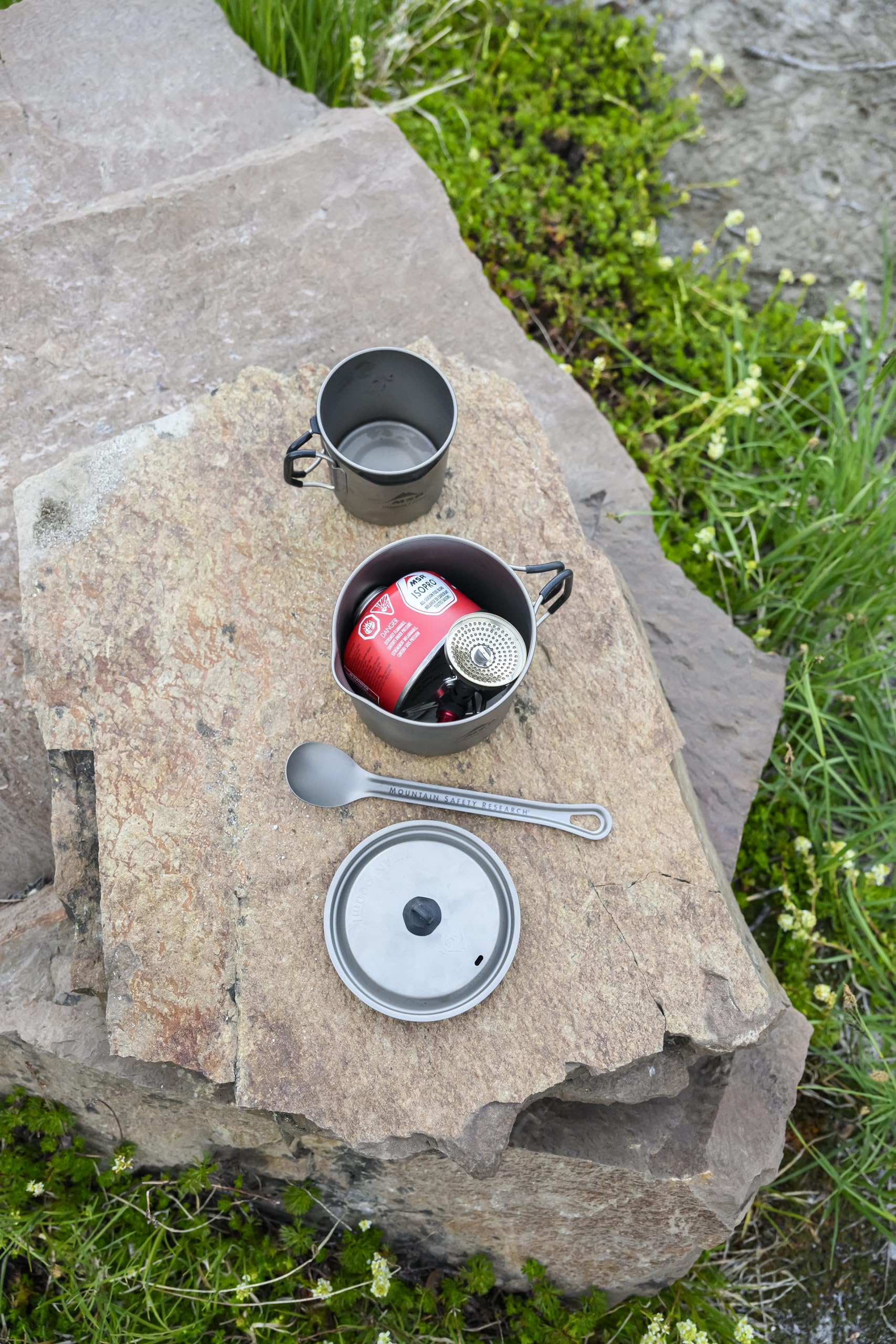 MSR Titan Cup titanium durability for rugged outdoor use