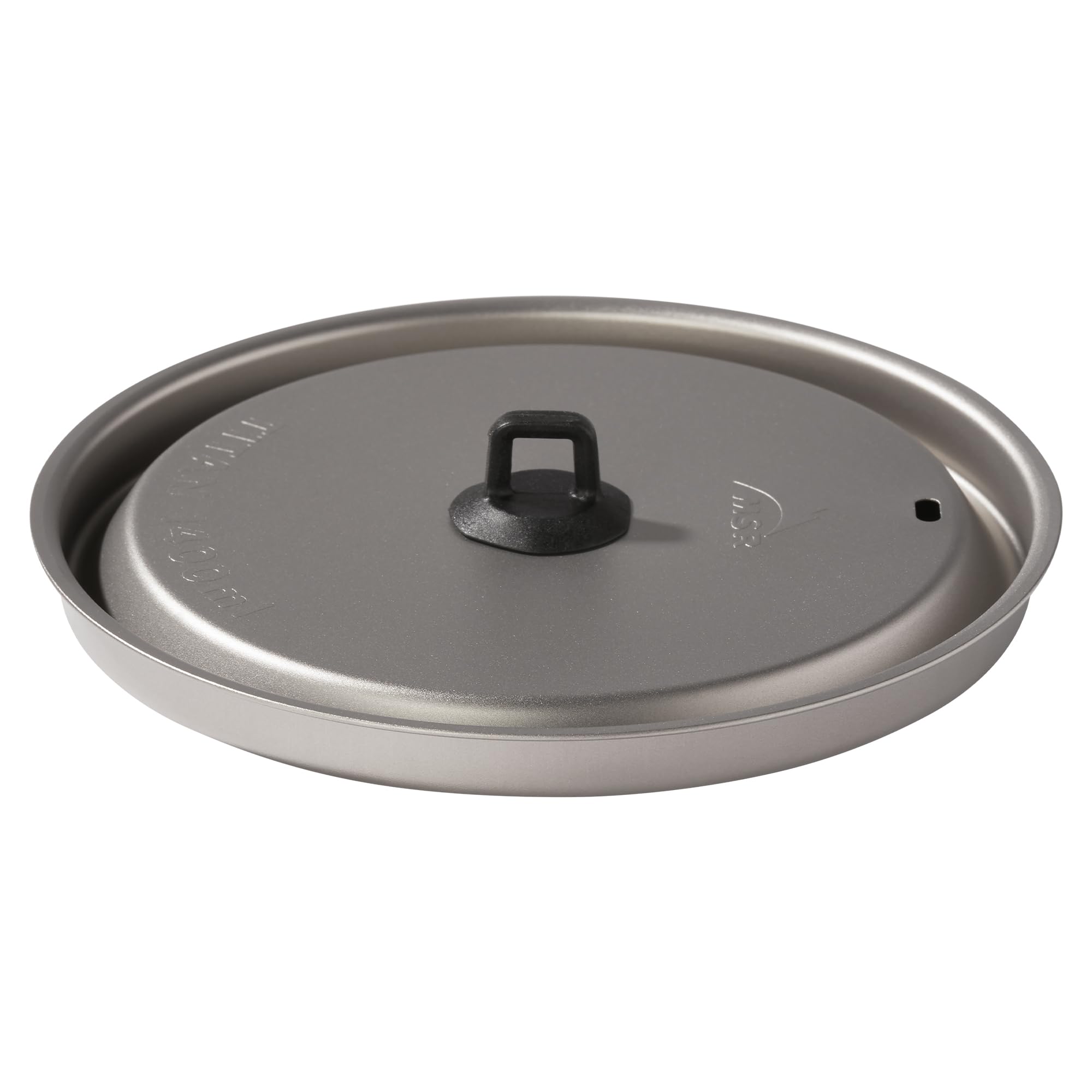 MSR Titan Kettle spout design delivers smooth pours for rehydrating meals.
