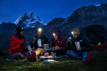 MSR Titan Spork with kettle pairing, ideal for on-trail meals.