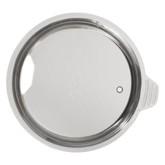 MSR Titan ultralight mug with lid open demonstrates double-wall insulation for hot or cold drinks.