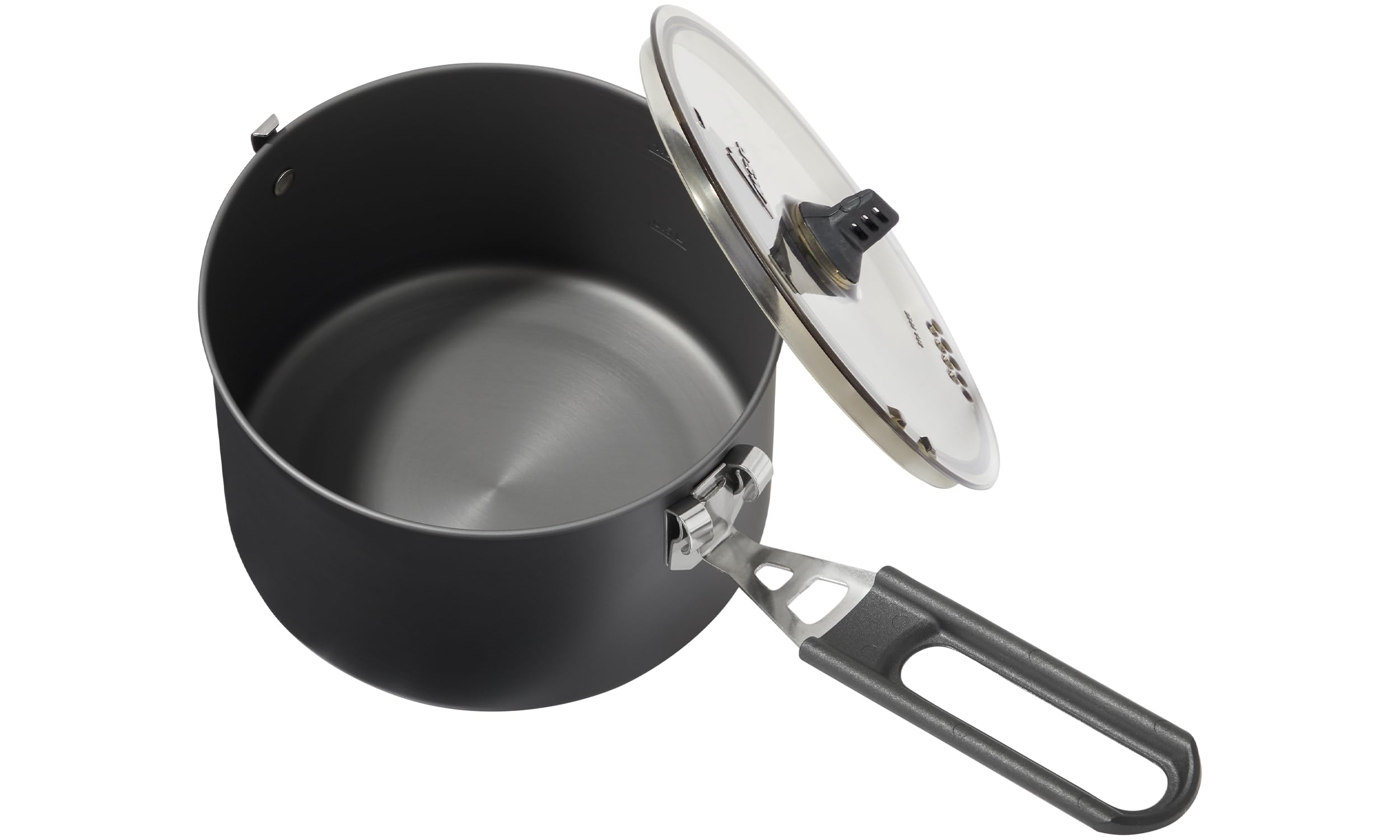 MSR Trail Lite 1.3L pot lid with strainer highlights compact packable design for backpacking