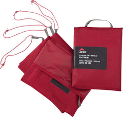 MSR universal footprint with stuff sack for easy packing and transport.