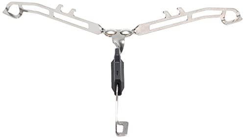 MSR Universal Canister Stand packs to compact size, enabling stable cooking anywhere.